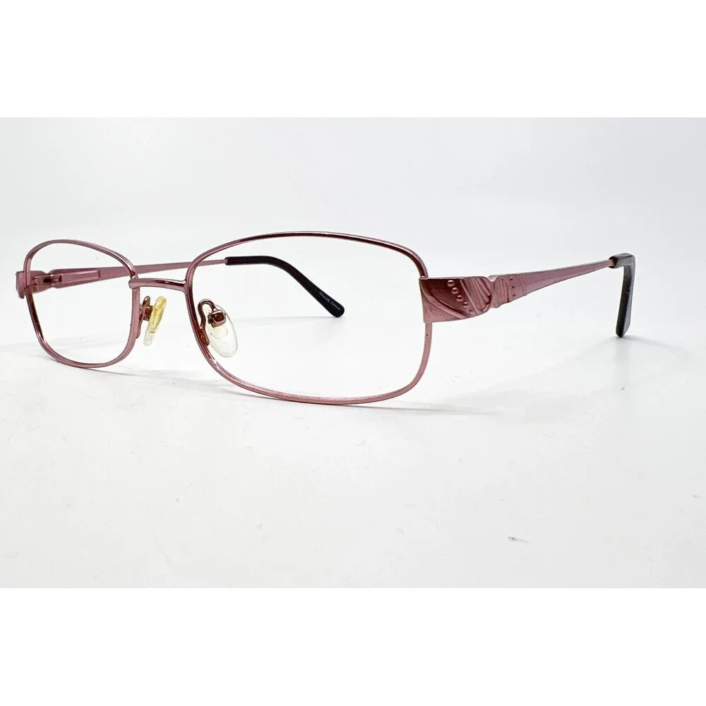Enhance 3870 Eyeglass Frames Womens Rose Metal Oval 53-17-140